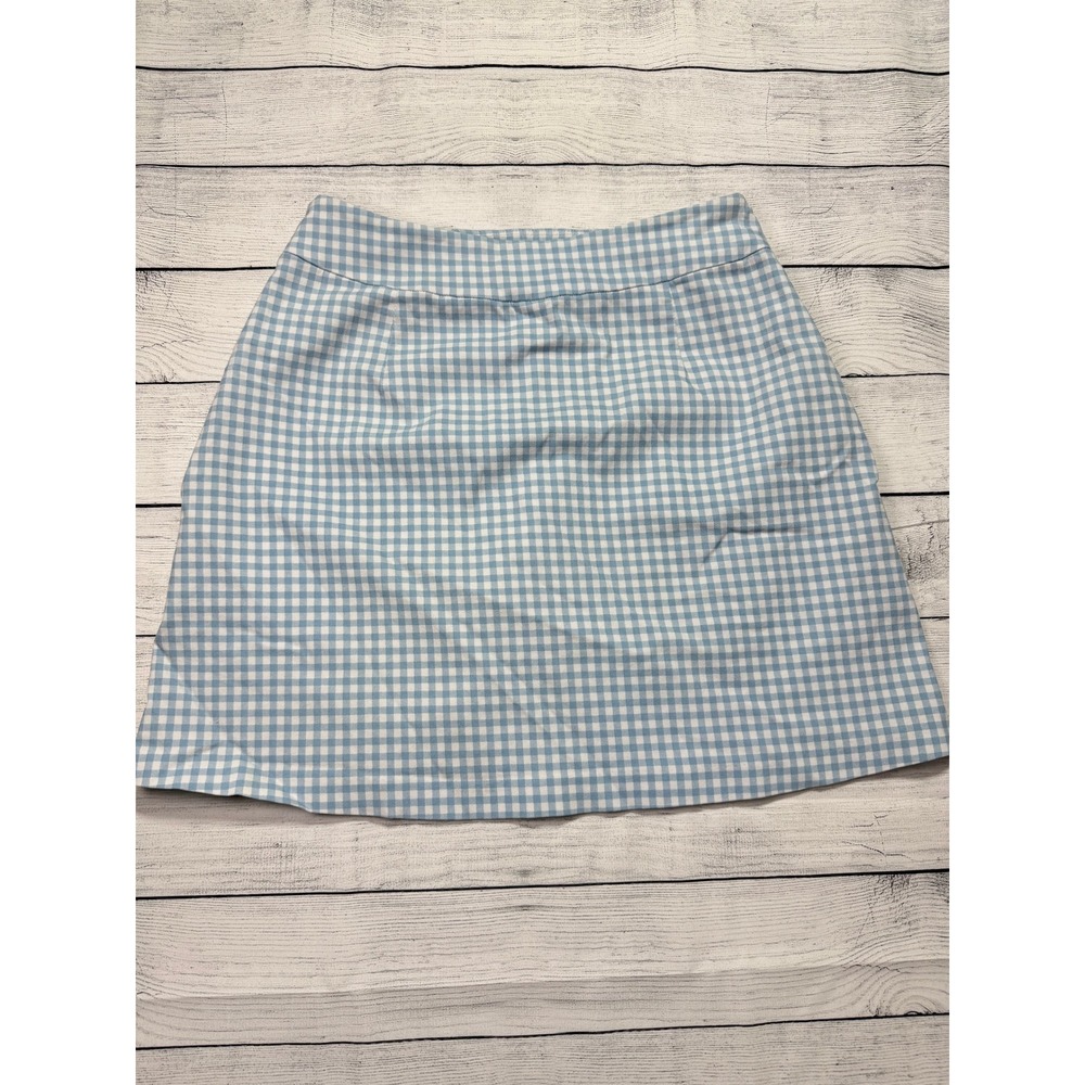 Olivia Grey Ginhgam skort Medium Preppy Cottagecore Cleangirl Sporty Tenniscore